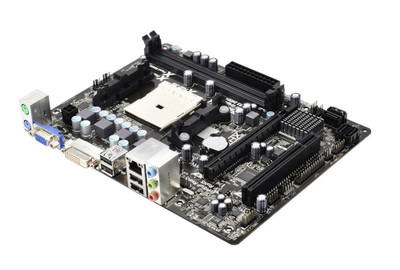 ASRock A55M-DGS Socket FM1 AMD A55 Chipset Micro-ATX Motherboard for 100W Processors, DDR3 Support, 4x SATA2 Ports
