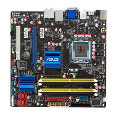 ASUS P5Q-EM Desktop Board Intel G45 DDR2-1066/PC2-8500 Compatible with Socket T CPUs - Micro ATX