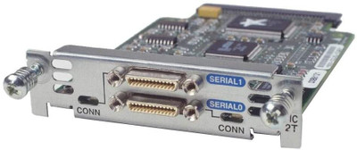 Cisco HWIC-2T High-Speed WAN Interface Card for Routers - Dual Port Ethernet Expansion Module for Networking Devices