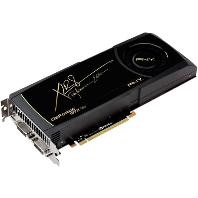 PNY nVidia GeForce GTX 580 1536MB graphics card for PCI Express, DVI-I Dual Link/ Mini HDMI. Compatible with gaming PCs.