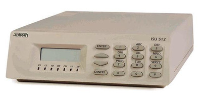 Adtran ISU 512 ISDN Inverse Multiplexer for Networks - 4 x ISDN BRI, 512Kbps - Compatible with DTE - Network Equipment