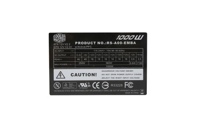 Cooler Master Real Power Pro 1000-Watts Power Supply for ATX12V/EPS12V Servers