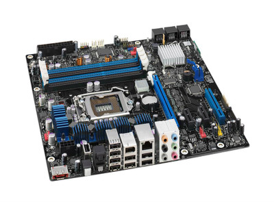 Intel P55 Socket 1156 MATX Motherboard with Audio GBLAN RAID and BLUETOOTH, compatible with DP55SB, computer components