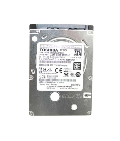 Toshiba 500GB 5400RPM SATA 2.5 Hard Drive for HDKCB36M5A01 Servers