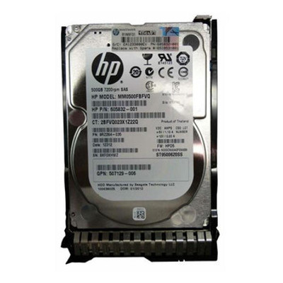 HP 500GB 7200RPM SAS 6Gb/s SFF Hot-Pluggable Dual Port 2.5 Midline Hard Drive for ProLiant Server - Gen8 to Gen9