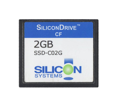 SSD-C02G-3038 SiliconSystems SiliconDrive 2GB ATA/IDE (PATA) CompactFlash (CF) Type I Internal Solid State Drive