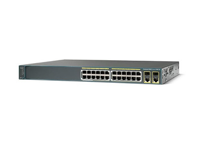 Cisco Catalyst 2960 Plus 24 Port 10/100 Poe + 2 T/Sfp Lan Base switch for networking applications