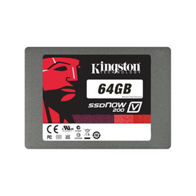 Kingston SV200S37A/64G SSDNow V200 Series 64GB MLC SATA 6Gbps 2.5 Internal Solid State Drive - Compatible with Servers