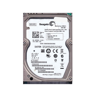 Seagate Momentus 7200.4 500GB 7200RPM SATA Hard Drive for CE Devices