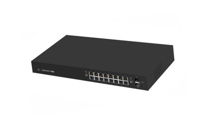 Ubiquiti EdgeSwitch 16-Port PoE+ Gigabit Switch SFP ES-16-150W - Managed, 150-Watt - for Network Infrastructure