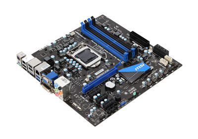 MSI H67MA-E45 Desktop Motherboard Micro ATX LGA-1155 Intel Chipset 32GB DDR3 SATA/600 Compatible with Intel CPUs