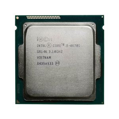 Intel Core i5-4670S Quad Core 3.10GHz Processor for LGA1150 Desktop - SR14K - 6MB L3 Cache - 5.00GT/s DMI2 Intel Core i5-4670S Quad Core 3.10GHz Processor for LGA1150 Desktop - SR14K - 6MB L3 Cache - 5.00GT/s DMI2