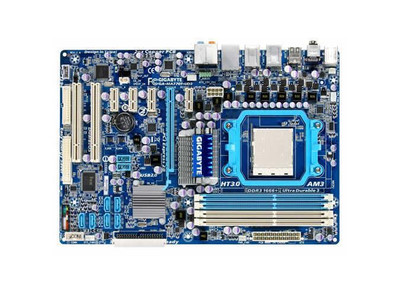 Gigabyte MA770T-UD3 AM3 Motherboard DDR3 SATA ATX - Compatible with AMD Phenom II/Athlon II - APH560G77C2G
