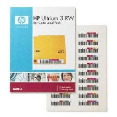 HP Ultrium 3 RW Bar Code Label Pack Q2007A for data storage and organization in server racks