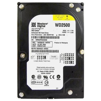 Western Digital Caviar 200GB 7200RPM EIDE 40-Pin 2MB Cache 3.5-Inch Hard Drive compatible with desktop computers