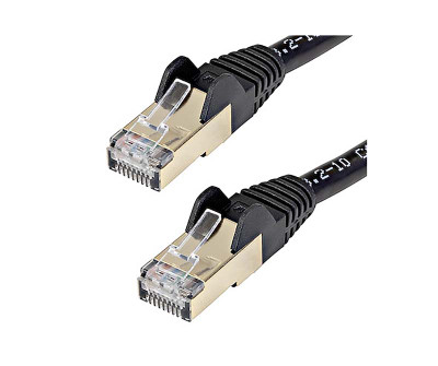StarTech 2m CAT6a Ethernet Cable in Black - 6ASPAT2MBK - Networking Accessories