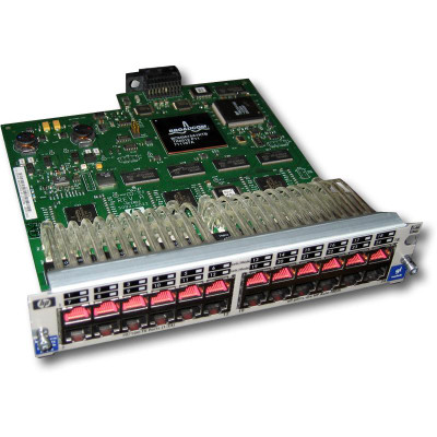 HP ProCurve 4104GL 24-Port Ethernet Switch Module for RJ-45 Connections, compatible with ProLiant DL360p Gen8 servers