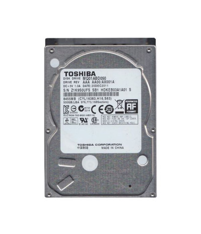 Toshiba 500GB 5400RPM SATA 2.5 Hard Drive for HDKEB03A1A01 Servers