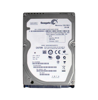 Seagate Momentus 7200 FDE.2 250GB SATA Hard Drive 7200RPM 16MB Cache 2.5 - Compatible with laptops