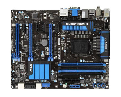 MSI Z77A-GD65 LGA 1155 Intel Z77 Chipset ATX Motherboard for DDR3 RAM, 4x SATA 3.0Gb/s slots