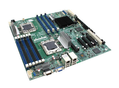 Intel LGA-1366 Xeon 5500 9XDDR3 RAID server motherboard by S5500HCV - compatible with server racks