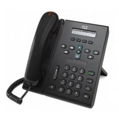 Cisco 6900 IP Phone UC Phone 6921 Charcoal Slimline Handset - Compatible with Cisco UC Systems - Ideal for Office Use