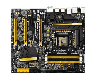 ASRock Z77 OC Formula E-ATX Motherboard for Intel LGA 1155 CPUs, DDR3 Support, SATA3 6.0Gb/s - 90-MXGMV0-A0UAYZ