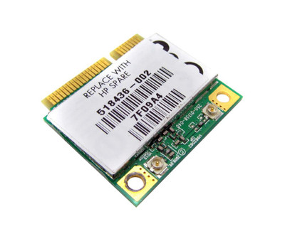 HP 802.11A/B/G/N Wireless WLAN HF MiniCard (Medoc) for Rest of World Implementation - Compatible with various devices