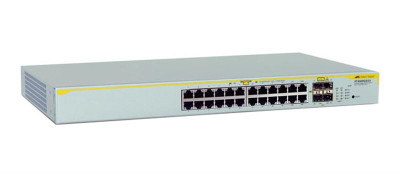 AT-8000GS/24POE-10 - Allied Telesis AT-8000GS/24POE Stackable Ethernet Switch 4 x SFP Shared 24 x 10/100/1000Base-T LAN