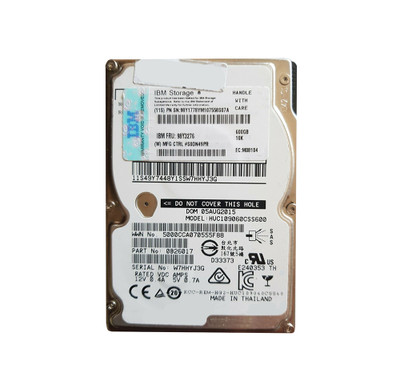 IBM 600GB 10000RPM SAS 6Gb/s Hot Swappable 2.5-Inch Hard Drive for ProLiant DL360p Gen8 servers