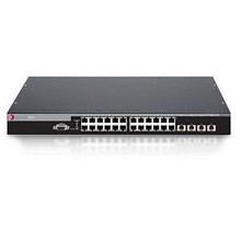 Enterasys Networks SecureStack Switch 24-Ports EN Fast EN G mounted in a server rack