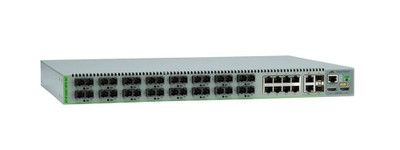 Allied Telesis 8100S/16F8-SC Layer 3 Switch, 8-Port, Fiber Optic, SC Connectors, for Networking Applications