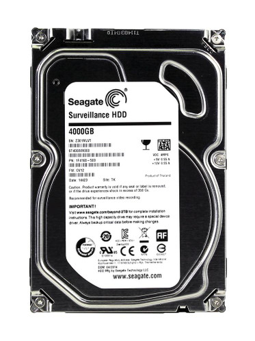 Seagate Surveillance 4TB SATA 6Gbps 3.5 Internal Hard Drive for Security Systems