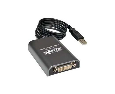Tripp Lite U244-001-R Micro USB to DVI-I Video Cable Adapter in Anthracite for Connectivity with Devices Tripp Lite U244-001-R Micro USB to DVI-I Video Cable Adapter in Anthracite for Connectivity with Devices