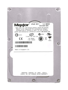 Maxtor 147.1GB 10000RPM Ultra320 SCSI 8MB Cache 80-Pin Hard Drive for Servers