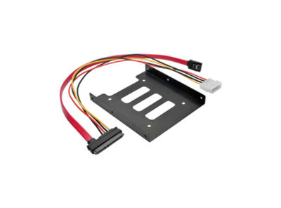 Tripp Lite P948-BRKT25 2.5 Drive Bay Panel Black for I/O Ports - Compatible with Servers