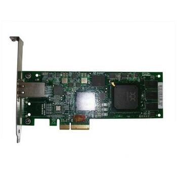 IBM Qlogic iSCSI Host Bus Adaptor with 1 RJ-45 port for PCI Express, 1000Mbps, compatible with servers.