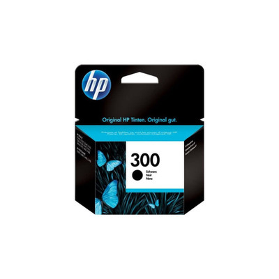 HP 300 Original Black Ink Cartridge for Inkjet Printers - CC640EE#ABE - 200 Pages - Compatible with HP Printers
