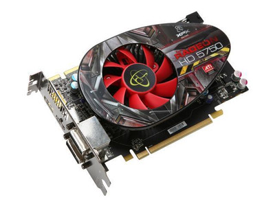 XFX ATI Radeon HD 5750 512MB GDDR5 HDMI DVI-I DisplayPort Graphics Card for PCI-Express 2.0 x16 slots