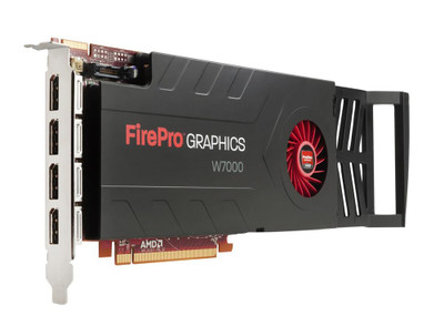 HP AMD FirePro W7000 4GB GDDR5 Video Graphics Card for PCI Express 3.0 x16 slots - C2K00AA