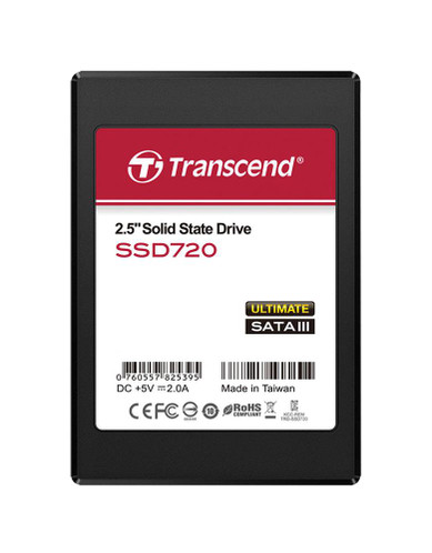 Transcend SSD720 64GB MLC SATA 6Gbps 2.5 Internal Solid State Drive - Compatible with servers
