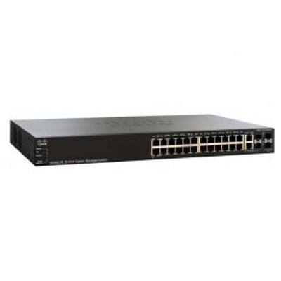 Cisco SG350-28P= 24-Port Gigabit PoE Switch, 195W Power Budget, 2 Combo Copper/SFP + 2 SFP Ports - Networking Equipment Cisco SG350-28P= 24-Port Gigabit PoE Switch, 195W Power Budget, 2 Combo Copper/SFP + 2 SFP Ports - Networking Equipment