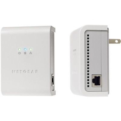 Netgear XETB1001 Powerline Network Adapter Kit for Fast Ethernet in 5000 Sq. ft. Coverage Area - HomePlug 1.0 Compatible