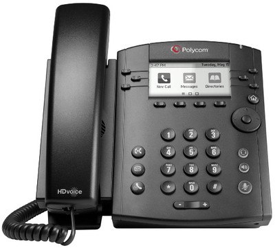 Polycom VVX 310 VoIP Phone 3-Way Call SIP RTCP RTP SRTP SDP 6 Lines - Office Phone VoIP - Compatible with SIP Systems