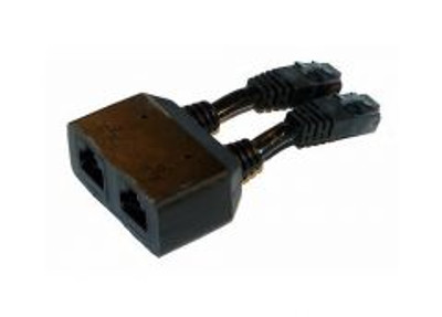 Dell Dual Dongle Black RJ45 Phone Extension for Dual NIC Connector - Compatible with Dell servers