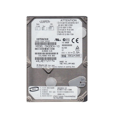 Hitachi DK23CA-10 10GB 4200RPM IDE Ultra ATA/100 2.5 Hard Drive for Laptops
