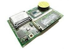 Cisco Unity Express Module AIM2-CUE-K9 for ProLiant DL360p Gen8 servers, mounted in a server rack