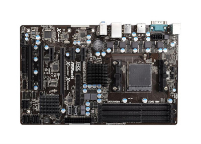 ASRock Socket AM3+ AMD 760G + SB710 Chipset Motherboard for AMD Processors, DDR3 Support, 2x SATA3 6.0Gb/s, ATX Size