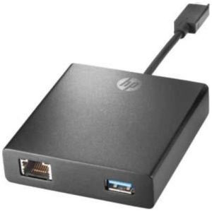 HP USB-C to RJ-45USB 3.0 Ethernet Adapter for Elite x2 - Wired Gigabit Network Adapter for HP Elite x2