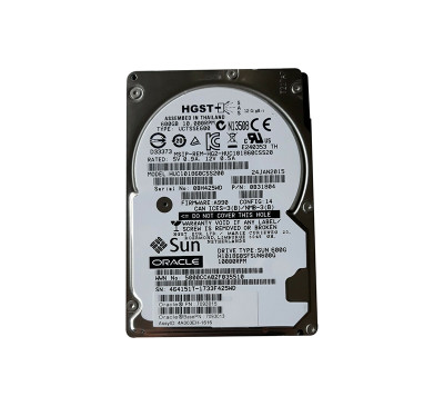 Sun 600GB 10000RPM SAS 12Gb/s 2.5-Inch Hard Drive for H101860SF, compatible with servers